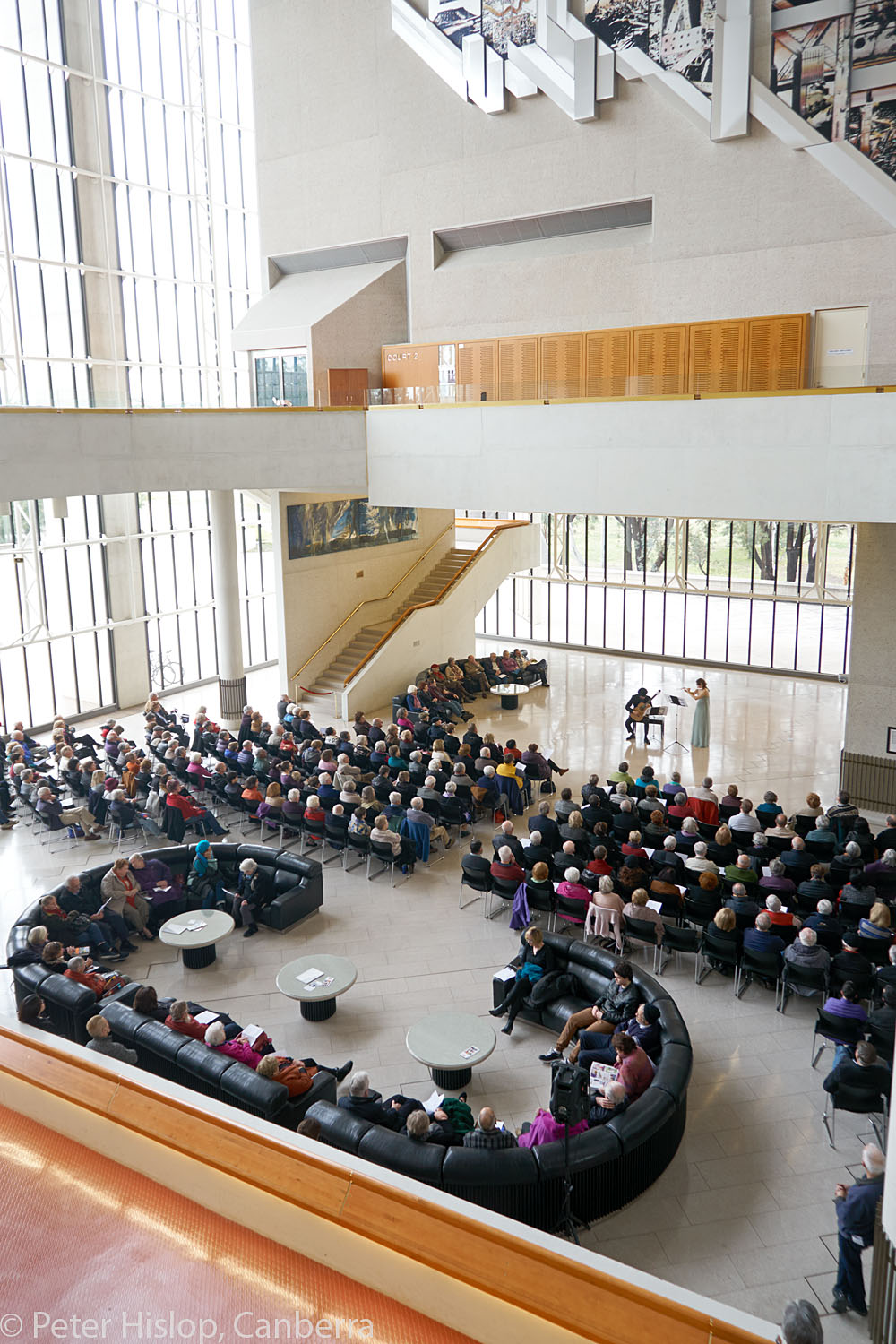 Duo Vela at the High Court; photograph by Peter Hislop